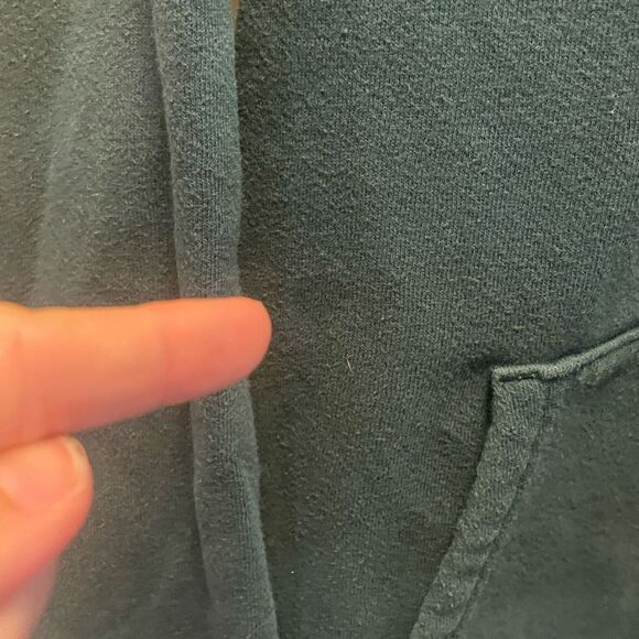 North Face Hoodie Medium Womens Deep Green Half Dome Sweatshirt Hooded - Picture 3 of 12